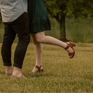 Platform heeled sandals